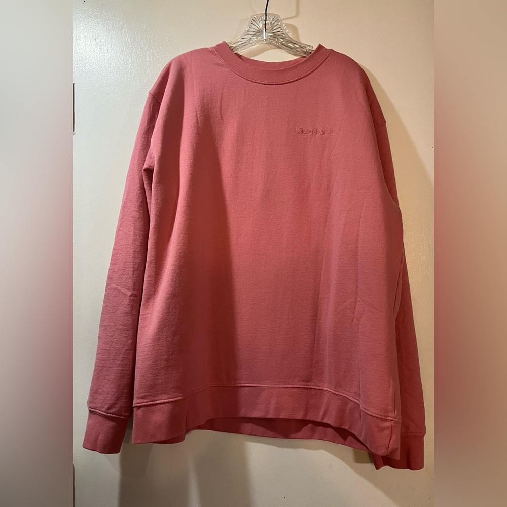 Pink Rare Beauty Use Kind Words Crewneck Sweatshirt Womens Sz Xxl